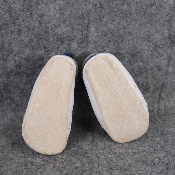 Old Navy Shoes Baby Sneakers High Top Navy Blue Size 2 3-6 Months Infant Kids - Picture 9 of 10